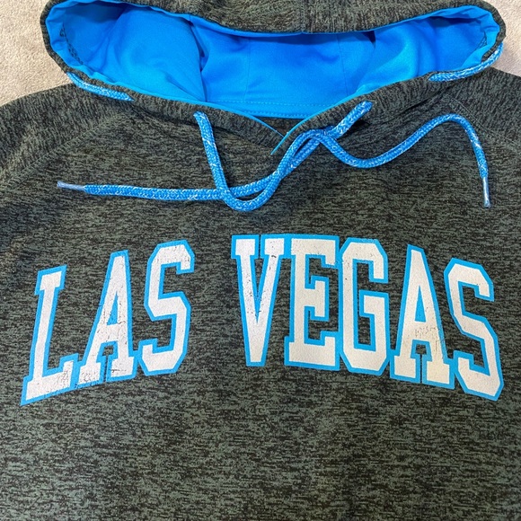 Coconut Creek Trading Co Women’s XL Gray & Blue Las Vegas Hoodie - Picture 4 of 11